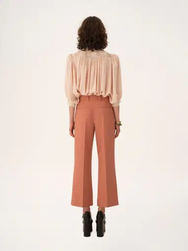 Chloé Flared bootcut pants in wool gabardine | Thumbnail 5 Chloé Flared bootcut pants in wool gabardine | Thumbnail 5