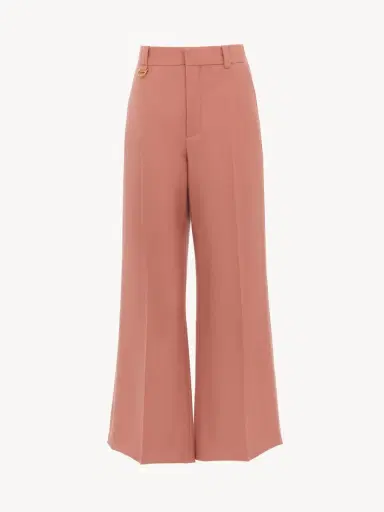 Chloé Flared bootcut pants in wool gabardine | Thumbnail 1 Chloé Flared bootcut pants in wool gabardine | Thumbnail 1