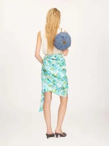 Chloé Short wrap skirt in silk jacquard | Thumbnail 5 Chloé Short wrap skirt in silk jacquard | Thumbnail 5