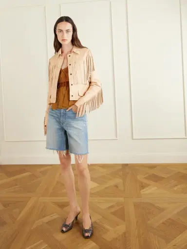 Chloé Lace-trimmed silk crepe tank | Thumbnail 2 Chloé Lace-trimmed silk crepe tank | Thumbnail 2