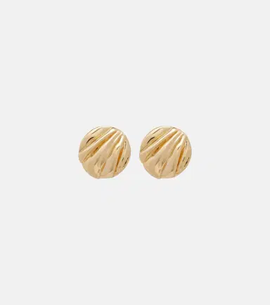 Chloé Chloé Pleats clip-on earrings | Thumbnail 1 Chloé Chloé Pleats clip-on earrings | Thumbnail 1