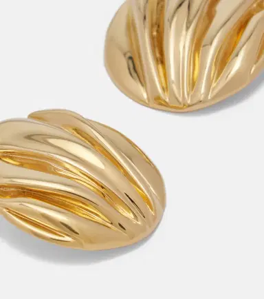 Chloé Chloé Pleats clip-on earrings | Thumbnail 4 Chloé Chloé Pleats clip-on earrings | Thumbnail 4
