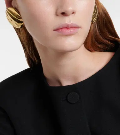 Chloé Chloé Pleats clip-on earrings | Thumbnail 3 Chloé Chloé Pleats clip-on earrings | Thumbnail 3