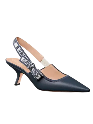 Dior J'Adior Slingback Pump in Deep Ocean Blue Calfskin | Thumbnail 1 Dior J'Adior Slingback Pump in Deep Ocean Blue Calfskin | Thumbnail 1