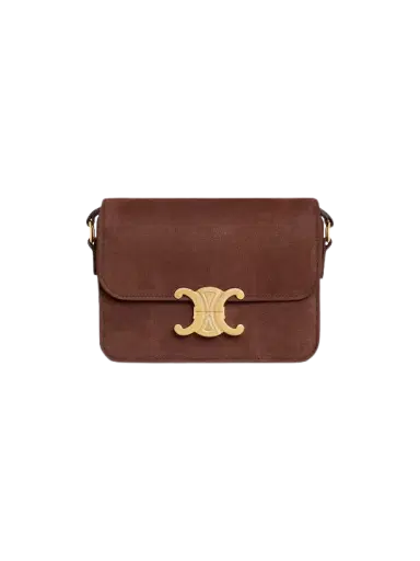 Celine TEEN TRIOMPHE BAG IN Grained Nubuck Calfskin | Thumbnail 1 Celine TEEN TRIOMPHE BAG IN Grained Nubuck Calfskin | Thumbnail 1