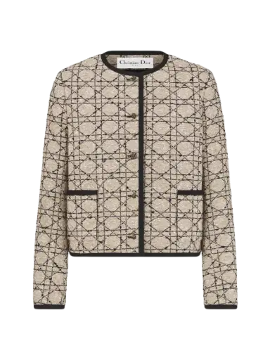 Dior Macrocannage Cropped Jacket | Thumbnail 1 Dior Macrocannage Cropped Jacket | Thumbnail 1