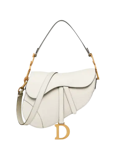 Dior Latte Saddle Bag with Strap | Thumbnail 1 Dior Latte Saddle Bag with Strap | Thumbnail 1