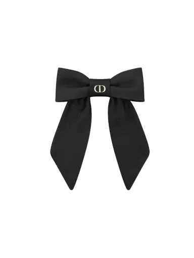 Dior Black Large Dior Twist Bow | Thumbnail 1 Dior Black Large Dior Twist Bow | Thumbnail 1
