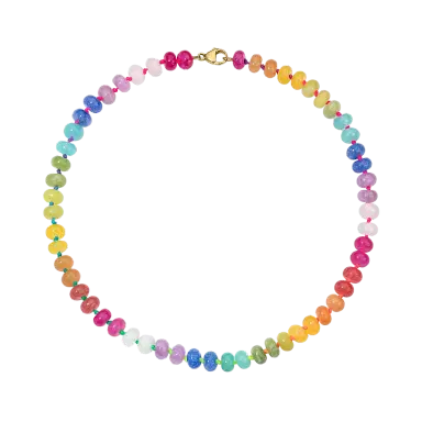 Stephanie Gottlieb Kendall Rainbow Beaded Necklace | Thumbnail 1 Stephanie Gottlieb Kendall Rainbow Beaded Necklace | Thumbnail 1