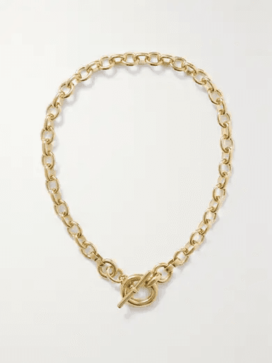 Laura Lombardi Portrait Recycled Gold-Plated Necklace. (In-Store) | Thumbnail 1 Laura Lombardi Portrait Recycled Gold-Plated Necklace. (In-Store) | Thumbnail 1
