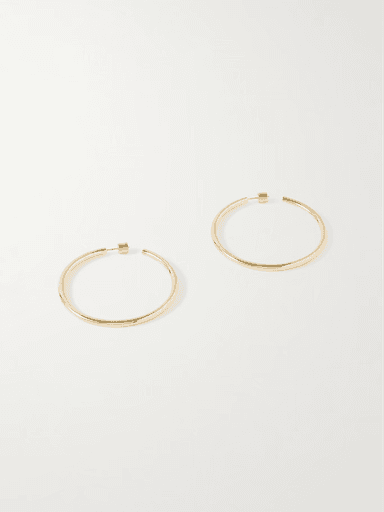 Jennifer Fisher Walk gold-plated hoop earrings (In-Store) | Thumbnail 1 Jennifer Fisher Walk gold-plated hoop earrings (In-Store) | Thumbnail 1