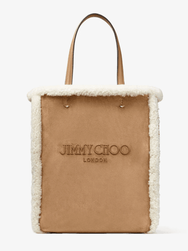 Jimmy Choo Lenny Rattan Suede Tote Bag (In Store) | Thumbnail 1 Jimmy Choo Lenny Rattan Suede Tote Bag (In Store) | Thumbnail 1