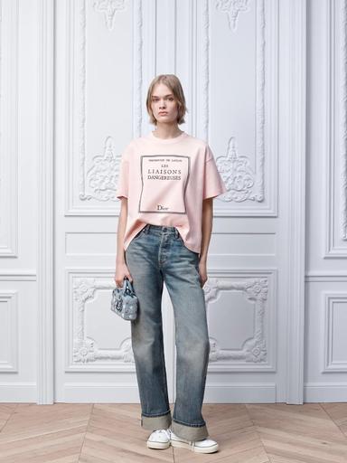 Dior Book Cover Oversized Cropped T-Shirt | Thumbnail 2 Dior Book Cover Oversized Cropped T-Shirt | Thumbnail 2