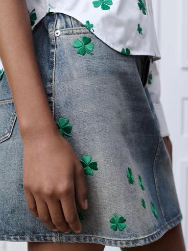 Dior Embroidered Miniskirt | Thumbnail 3 Dior Embroidered Miniskirt | Thumbnail 3