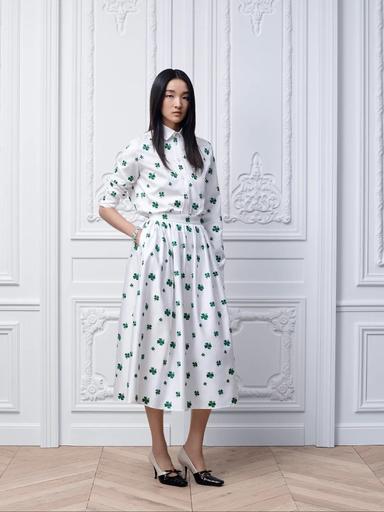 Dior Mid-Length Embroidered Skirt | Thumbnail 2 Dior Mid-Length Embroidered Skirt | Thumbnail 2