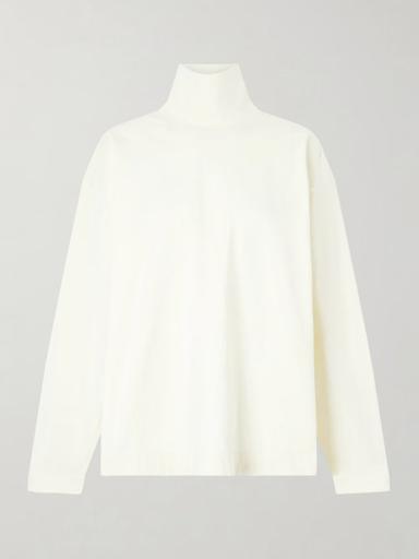 Phoebe Philo Oversized cotton-jersey turtleneck sweatshirt | Thumbnail 1 Phoebe Philo Oversized cotton-jersey turtleneck sweatshirt | Thumbnail 1