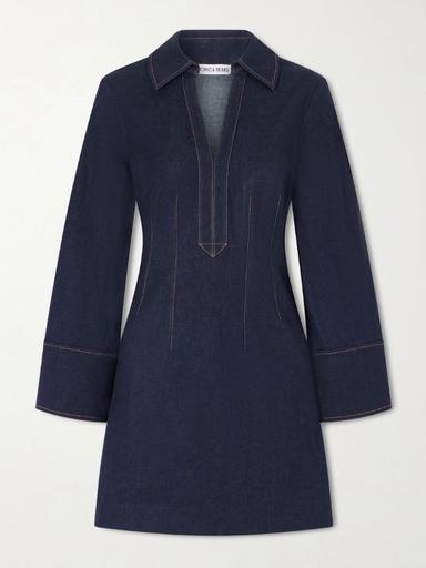 Veronica Beard Raymond denim mini dress | Thumbnail 1 Veronica Beard Raymond denim mini dress | Thumbnail 1