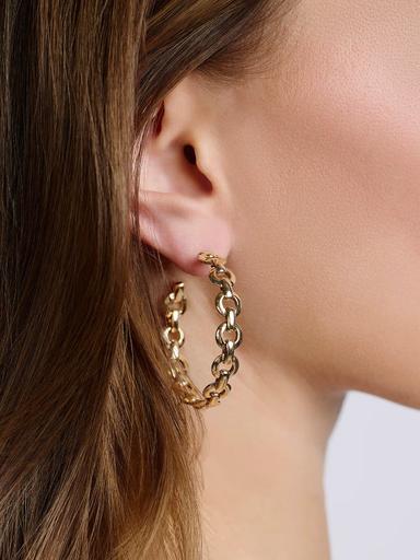 Jennifer Fisher 1.5" KDH Baby Hoops | Thumbnail 2 Jennifer Fisher 1.5" KDH Baby Hoops | Thumbnail 2