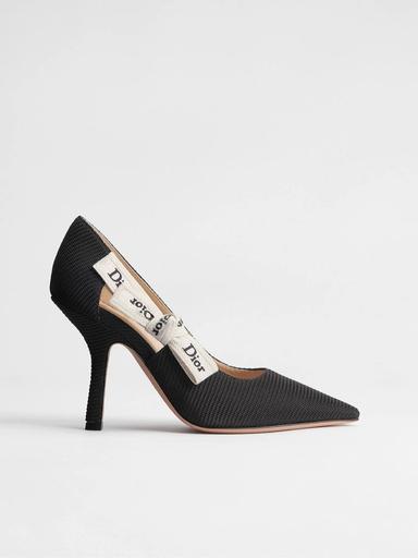 Dior J'Adior Pump in Black Technical Fabric | Thumbnail 1 Dior J'Adior Pump in Black Technical Fabric | Thumbnail 1