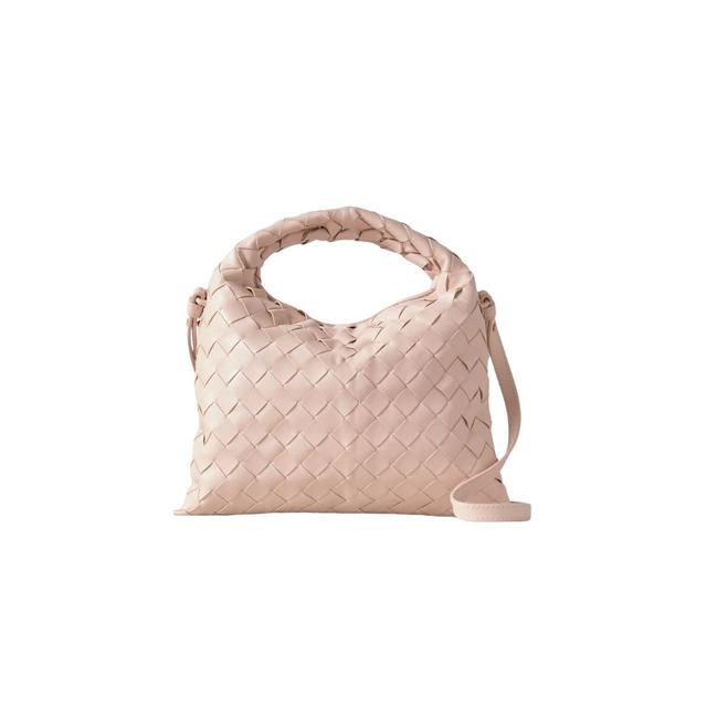 Mini Hop Intrecciato Leather Shoulder Bag