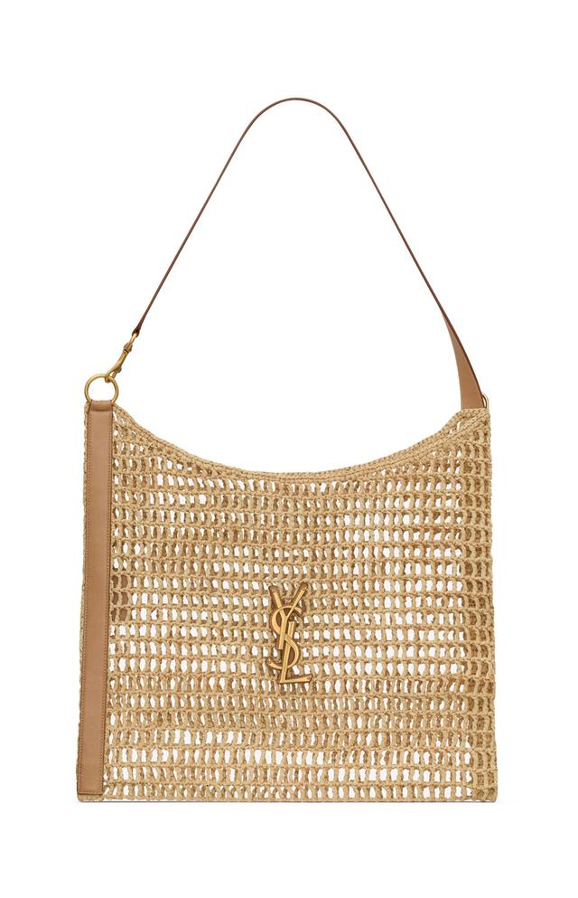 Oxalis in Raffia Crochet and Vegetable-Tanned Leather