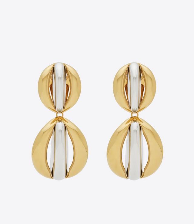 Mandarin Earrings in Metal