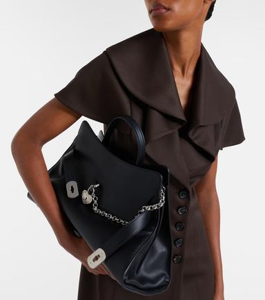 McQueen Locke Medium leather tote bag | Thumbnail 4 McQueen Locke Medium leather tote bag | Thumbnail 4