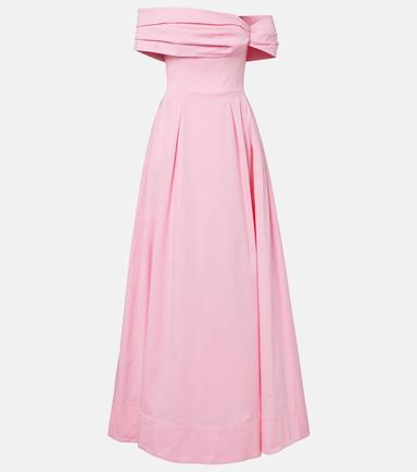 Rebecca Vallance Dianthe off-shoulder bustier gown | Thumbnail 1 Rebecca Vallance Dianthe off-shoulder bustier gown | Thumbnail 1