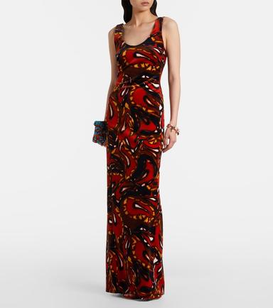 Dries Van Noten Debant printed cotton-blend maxi dress | Thumbnail 3 Dries Van Noten Debant printed cotton-blend maxi dress | Thumbnail 3