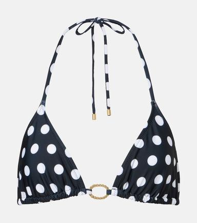 Alexandra Miro Alex polka-dot triangle bikini top | Thumbnail 1 Alexandra Miro Alex polka-dot triangle bikini top | Thumbnail 1