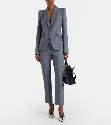 McQueen Wool slim pants | Thumbnail 3 McQueen Wool slim pants | Thumbnail 3