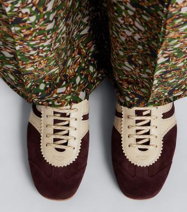 Dries Van Noten Leather-trimmed suede sneakers | Thumbnail 6 Dries Van Noten Leather-trimmed suede sneakers | Thumbnail 6