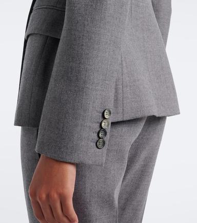 McQueen Double-breasted peplum wool blazer | Thumbnail 5 McQueen Double-breasted peplum wool blazer | Thumbnail 5