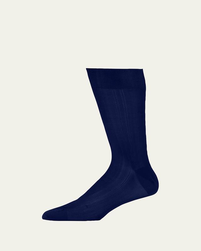 en's Formal Silk Crew Socks en's Formal Silk Crew Socks