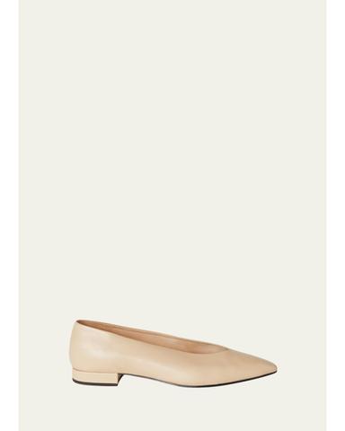 Loro Piana Calf Leather Ballerina Flats | Thumbnail 1 Loro Piana Calf Leather Ballerina Flats | Thumbnail 1