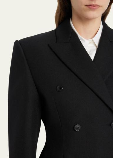 WARDROBE.NYC Double-Breasted Contour Wool Blazer | Thumbnail 5 WARDROBE.NYC Double-Breasted Contour Wool Blazer | Thumbnail 5