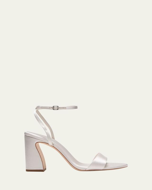Malia Satin Ankle-Strap Sandals Malia Satin Ankle-Strap Sandals