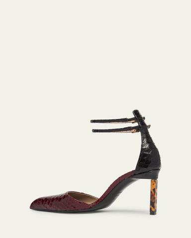 TOM FORD Python-Effect Stiletto T-Strap Pumps | Thumbnail 4 TOM FORD Python-Effect Stiletto T-Strap Pumps | Thumbnail 4