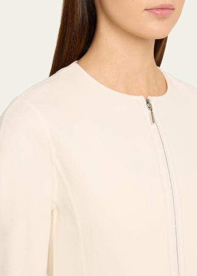 Akris Harriet Wool Crepe Crop Jacket | Thumbnail 5 Akris Harriet Wool Crepe Crop Jacket | Thumbnail 5