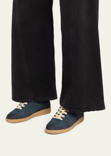 Maison Margiela Replica Denim T-Toe Low-Top Sneakers | Thumbnail 2 Maison Margiela Replica Denim T-Toe Low-Top Sneakers | Thumbnail 2
