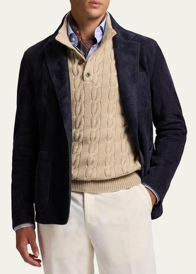 Ralph Lauren Purple Label Hand-Tailored Suede Sport Coat | Thumbnail 4 Ralph Lauren Purple Label Hand-Tailored Suede Sport Coat | Thumbnail 4