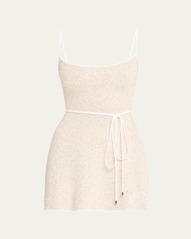 Retrofête Gisele Metallic Knit Mini Dress | Thumbnail 1 Retrofête Gisele Metallic Knit Mini Dress | Thumbnail 1