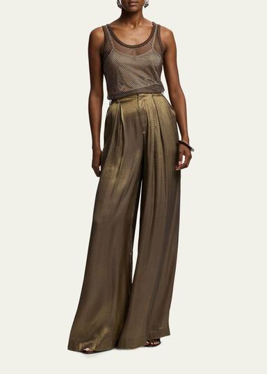 Ralph Lauren Collection Embellished Mesh Tank Top | Thumbnail 2 Ralph Lauren Collection Embellished Mesh Tank Top | Thumbnail 2
