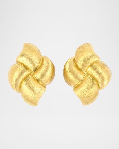 NM Estate Estate Dunay 18K Yellow Gold Nesting Pillow Earrings | Thumbnail 1 NM Estate Estate Dunay 18K Yellow Gold Nesting Pillow Earrings | Thumbnail 1