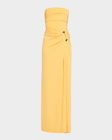 SIMKHAI Emma Strapless Jersey Bustier Maxi Dress | Thumbnail 1 SIMKHAI Emma Strapless Jersey Bustier Maxi Dress | Thumbnail 1