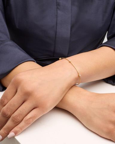 Paul Morelli 18K Yellow Gold 3 Diamond Rope Bracelet | Thumbnail 1 Paul Morelli 18K Yellow Gold 3 Diamond Rope Bracelet | Thumbnail 1