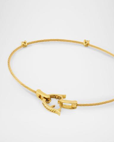 Paul Morelli 18K Yellow Gold 3 Diamond Rope Bracelet | Thumbnail 3 Paul Morelli 18K Yellow Gold 3 Diamond Rope Bracelet | Thumbnail 3