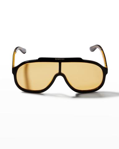 Gucci Men 's Acetate Aviator Sunglasses | Thumbnail 2 Gucci Men 's Acetate Aviator Sunglasses | Thumbnail 2