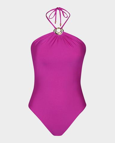 Sunshine 79 Gypset Halter One-Piece Swimsuit | Thumbnail 1 Sunshine 79 Gypset Halter One-Piece Swimsuit | Thumbnail 1