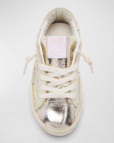 Golden Goose Girl 's Superstar Metallic Low-Top Sneakers, Kids | Thumbnail 5 Golden Goose Girl 's Superstar Metallic Low-Top Sneakers, Kids | Thumbnail 5